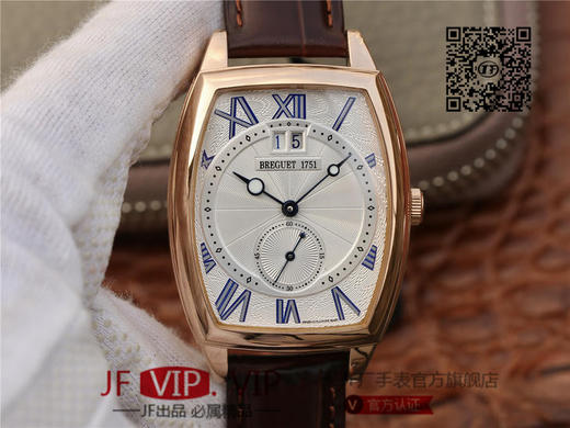 HG宝玑传承系列大日历显示腕表，别致的酒桶形表壳融合复杂功能于一身的5410，表壳外缘饰有钱币纹。 商品图1