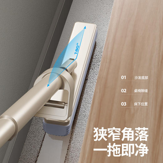好巧海绵拖把免手洗家用懒人一拖干湿两用胶棉头吸水挤水地拖布 商品图4