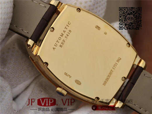 HG宝玑传承系列大日历显示腕表，别致的酒桶形表壳融合复杂功能于一身的5410，表壳外缘饰有钱币纹。 商品图6