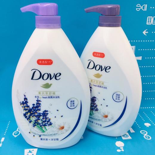 Dove多芬滋养柔肤沐浴乳1000ml(滋养)(薰衣草)(角质)(清爽) 商品图2