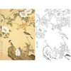 陈之佛工笔花鸟白描底稿《初夏之晨》-斗方小品册页-多种白描尺寸可选-QA45 商品缩略图0