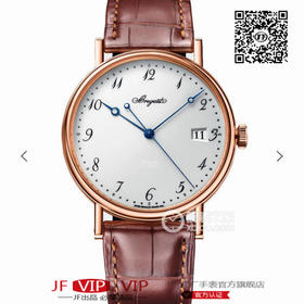 FK宝玑经典系列终极版，辨识度高，正装表不二之选。男士腕表，皮表带，自动机械机芯，透底