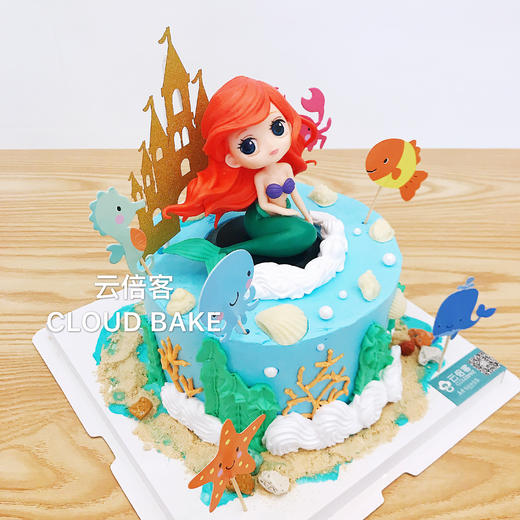 【美人鱼公主主题蛋糕】 商品图3