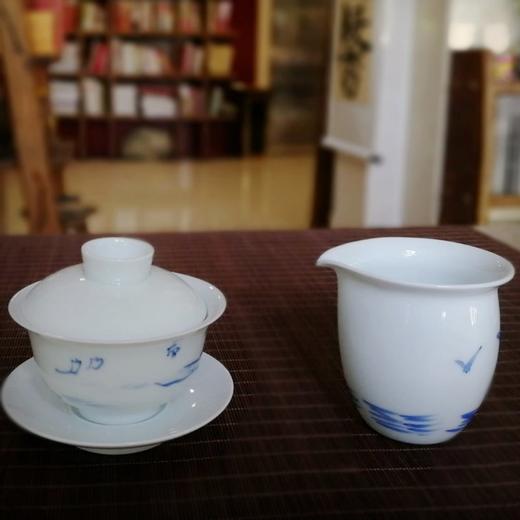 一白画瓷----盖碗 商品图2
