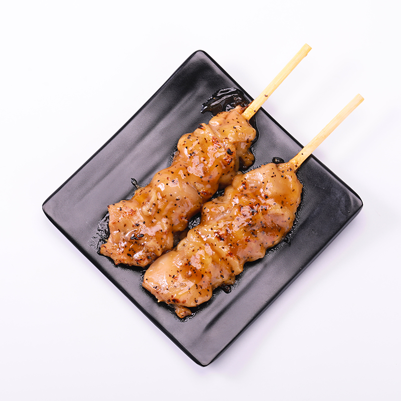 【大成食品 黑椒柠檬鸡肉串】5支/袋 350g