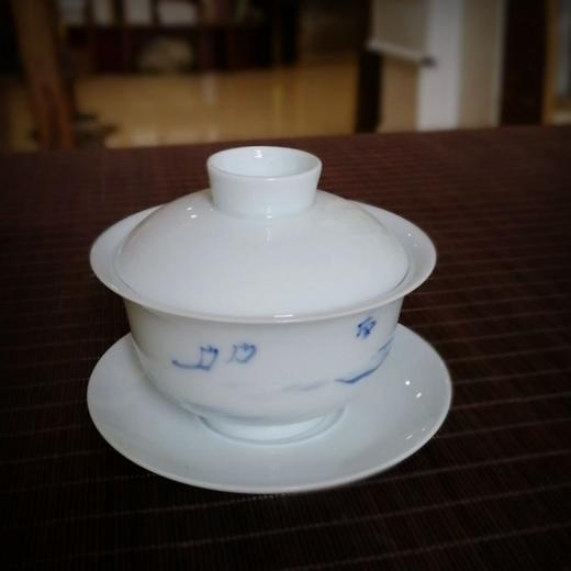 一白画瓷----盖碗 商品图0