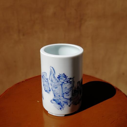 一白画瓷----笔筒 商品图0