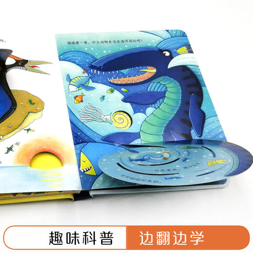 尤斯伯恩偷偷看里面·恐龙  接力出版社 1-4岁 英国Usborne正版授权王牌科普 经典翻翻书 商品图4