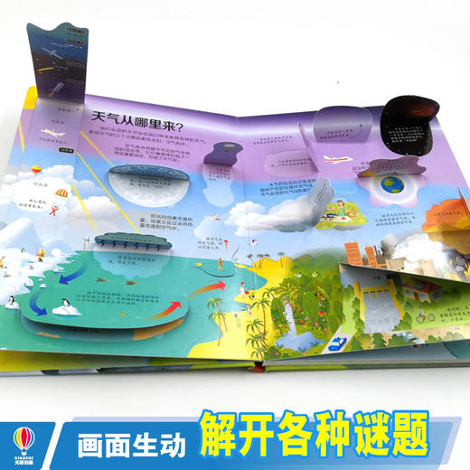 尤斯伯恩看里面·揭秘天气  英国Usborne出版社王牌科普 See Inside揭秘系列图书 100多张翻页 揭秘各种天气现象的成因 商品图4