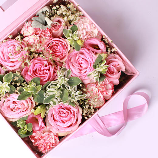 立减100|299元抢购“钻石心慕斯蛋糕+鲜花礼盒”套餐 商品图3