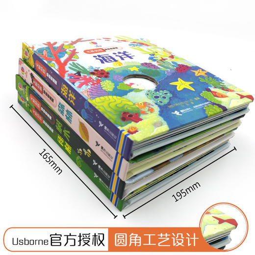 尤斯伯恩偷偷看里面·第三辑 接力出版社 洞洞书 0-3岁儿童百科知识 科普翻翻书 商品图2