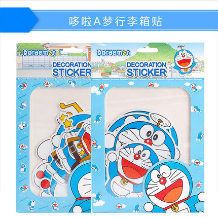 哆啦a梦行李箱旅行箱贴纸 拉杆箱笔记本电脑吉他潮流个性箱贴防水 商品图3