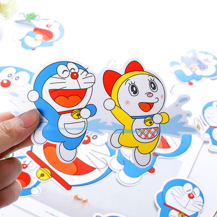 哆啦a梦行李箱旅行箱贴纸 拉杆箱笔记本电脑吉他潮流个性箱贴防水 商品图1