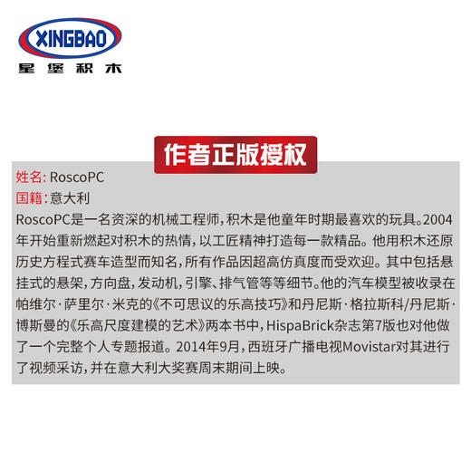 星堡XB03022创意科技跑车蓝色音速赛车拼插积木玩具 商品图3