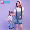 米妮哈鲁童装2019夏装新款韩版母女亲子装牛仔裤裤子ZH8682燚 商品缩略图1
