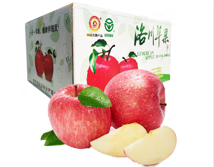 西域香妃陕西洛川苹果24枚75-80果10斤(陕西产地直发)