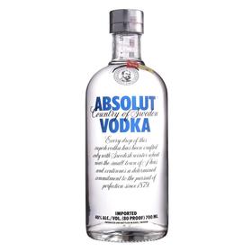 瑞典绝对伏特加原味700ML 单瓶装