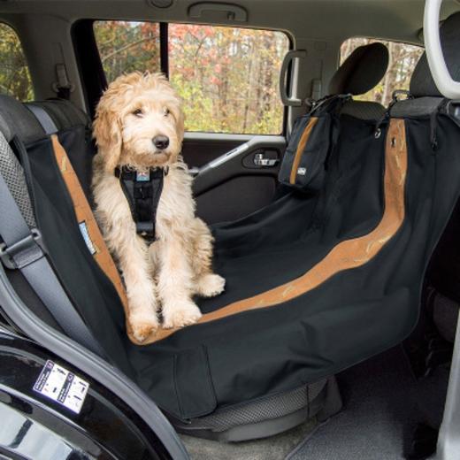 Kurgo吊床式汽车座椅罩 沙色/黑色 0.5*134.6*137 商品图0