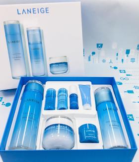 兰芝水库凝肌水乳霜滋润型补水保湿三件套新款（073684）