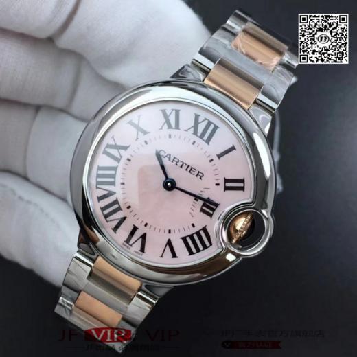 （升级版） V6卡地亚蓝气球33mm石英款 ，进口瑞士石英机芯，鱼眼通透蓝宝石镜面，一比一开模密底无破绽，媲美原装。 商品图2