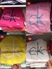 国内现货清仓108元！  Calvin Klein CK 新款女士圆领短袖T恤 黄色/橘色 上身显瘦显年轻 商品缩略图0