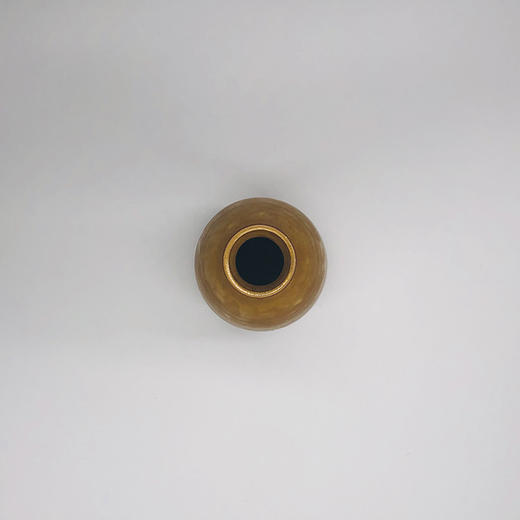 不仁斋鉴选 景德镇手拉胚柴窑葫芦皮色釉迷你葫芦花插 商品图2