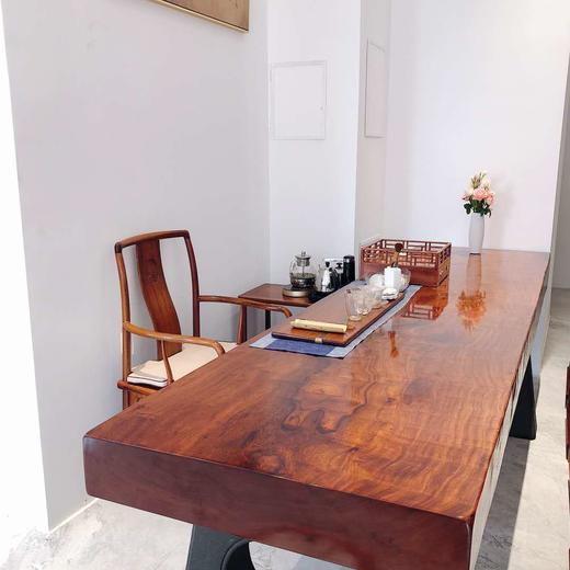 红桥红  家具严选  缅甸花梨(大果紫檀）  【禅意泡茶台】 商品图3