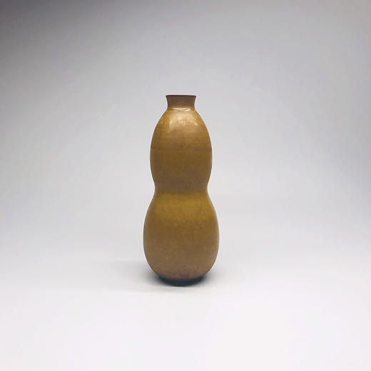 不仁斋鉴选 景德镇手拉胚柴窑葫芦皮色釉迷你葫芦花插 商品图0