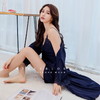 【精致优雅 丝滑舒适睡衣四件套／五件套】冰丝性感吊裙 睡袍 家居服 套装 商品缩略图0