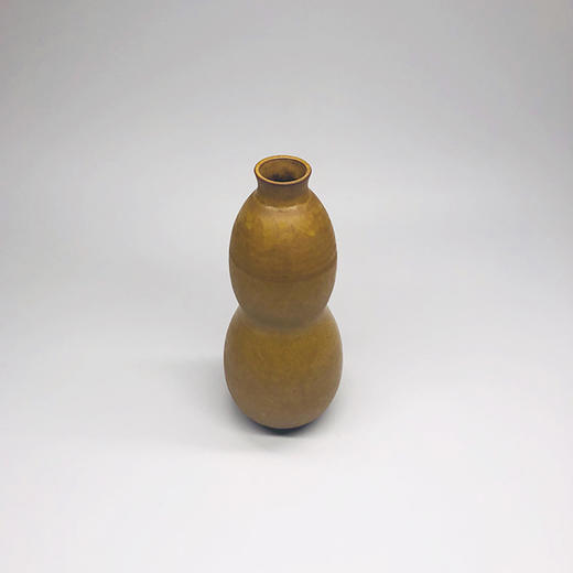 不仁斋鉴选 景德镇手拉胚柴窑葫芦皮色釉迷你葫芦花插 商品图1