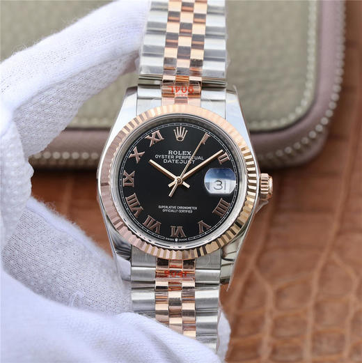 GM新日志女士36mm玫瑰金2018年度新款日志14k包金系列，自动机械机芯，精钢表带，密底。 商品图1