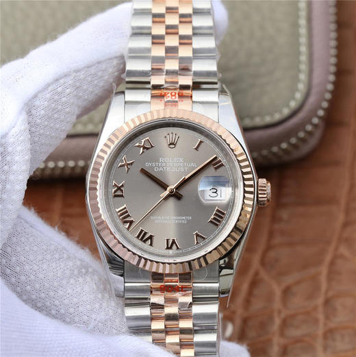 GM新日志女士36mm玫瑰金2018年度新款日志14k包金系列，自动机械机芯，精钢表带，密底。 商品图1