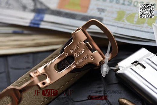 V6厂卡地亚蓝气球42mm玫瑰金镶钻款😍底盖及表扣处au750印记达到细节与正品一致‼️鱼眼蓝宝石及日历侧镜面月牙完美切割 商品图5