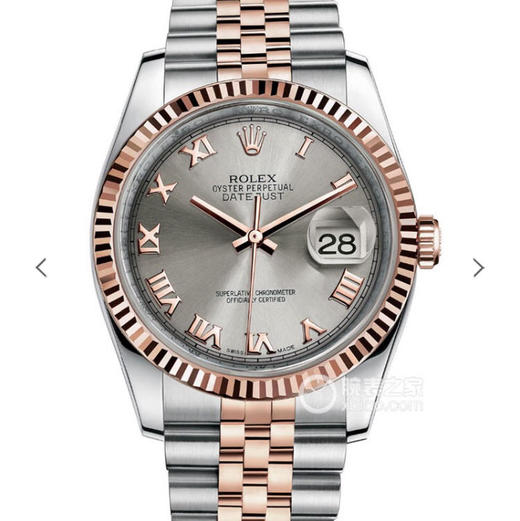 GM新日志女士36mm玫瑰金2018年度新款日志14k包金系列，自动机械机芯，精钢表带，密底。 商品图0