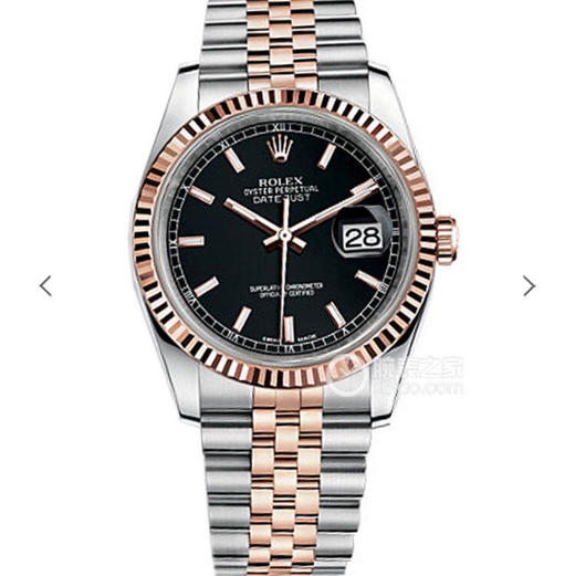 GM新日志女士36mm玫瑰金2018年度新款日志14k包金系列，自动机械机芯，精钢表带，密底。 商品图0