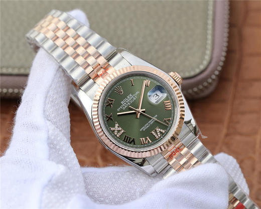 GM新日志女士36mm玫瑰金2018年度新款日志14k包金系列，自动机械机芯，精钢表带，密底。 商品图1