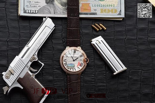 V6厂卡地亚蓝气球42mm玫瑰金镶钻款😍底盖及表扣处au750印记达到细节与正品一致‼️鱼眼蓝宝石及日历侧镜面月牙完美切割 商品图8