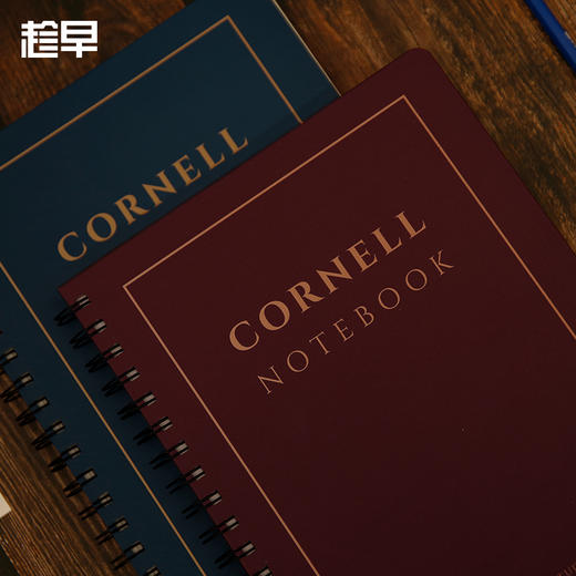 【趁早文创】趁早常春藤系列康奈尔手册 学生学霸考研课堂记忆法笔记本加大环装记事本子日程计划本文具 商品图1
