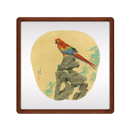 邹传安 《大红袍》 装裱尺寸：91cm×92cm 商品图0
