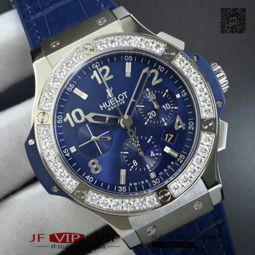 HBB V6恒宝精品 经典计时腕表。大爆炸计时码表，Hublot机芯：4100机芯材料：316精钢玻璃：天然蓝宝石表带 商品图6