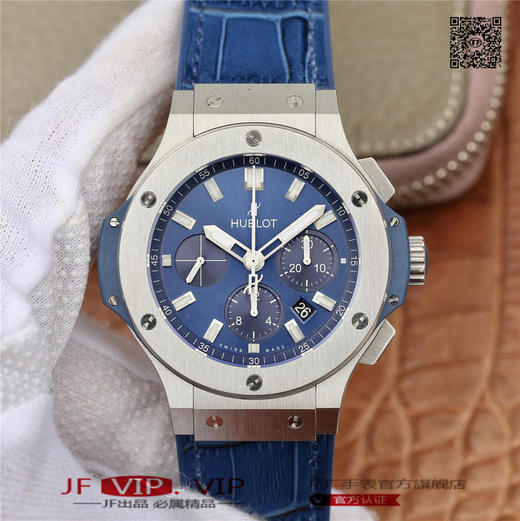 BB V6恒宝精品 经典计时腕表。大爆炸计时码表，Hublot机芯：4100机芯材料：316精钢玻璃：天然蓝宝石表带：高级天然橡胶带 商品图1