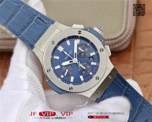 BB V6恒宝精品 经典计时腕表。大爆炸计时码表，Hublot机芯：4100机芯材料：316精钢玻璃：天然蓝宝石表带：高级天然橡胶带 商品图2