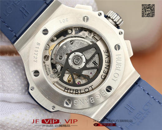 BB V6恒宝精品 经典计时腕表。大爆炸计时码表，Hublot机芯：4100机芯材料：316精钢玻璃：天然蓝宝石表带：高级天然橡胶带 商品图8