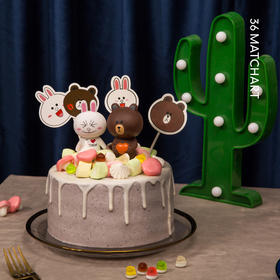 超好吃夹心水果蛋糕-布朗熊可妮兔上线啦！可选1.5磅