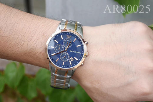 原单   阿玛尼Armani Ar80025
机芯：进口计时石英机芯
表壳：316L精钢 商品图5