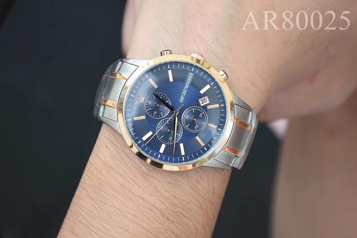 原单   阿玛尼Armani Ar80025
机芯：进口计时石英机芯
表壳：316L精钢 商品图6