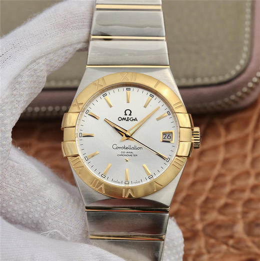 3S欧米茄双鹰星座系列，男款 8500同轴机芯机械 瑞士质量100% 蓝宝石玻璃背透设计，尺寸男38MM。 商品图0