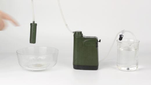 miniwell户外净水器单兵装备便携应急过滤器野外应急装备手泵电泵式户外净水器L610 L800电泵净水器 商品图5
