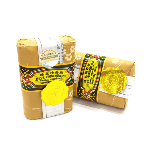 【蜂花皂】蜂花 上海老字号 檀香皂 125g香皂 肥皂 洗澡 洗头 沐浴 商品图0