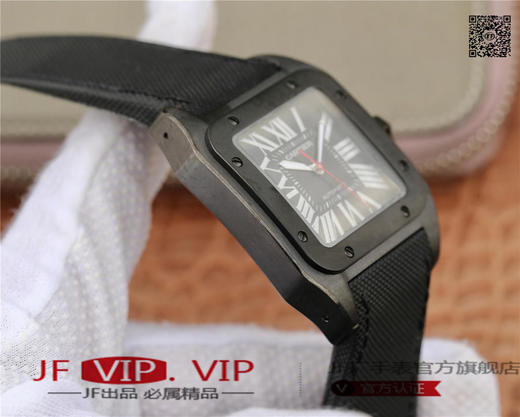 RB卡地亚山度士黑骑士，间玫瑰金，间钛圈，直径38mm 商品图5